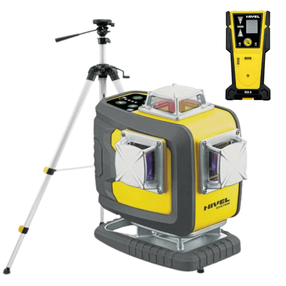 Construction Laser Nivel System CL4D-G - KIT Tripod SJJ-M1 EX Sensor CLS-4