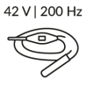42 V | 200 Hz Head and Shaft