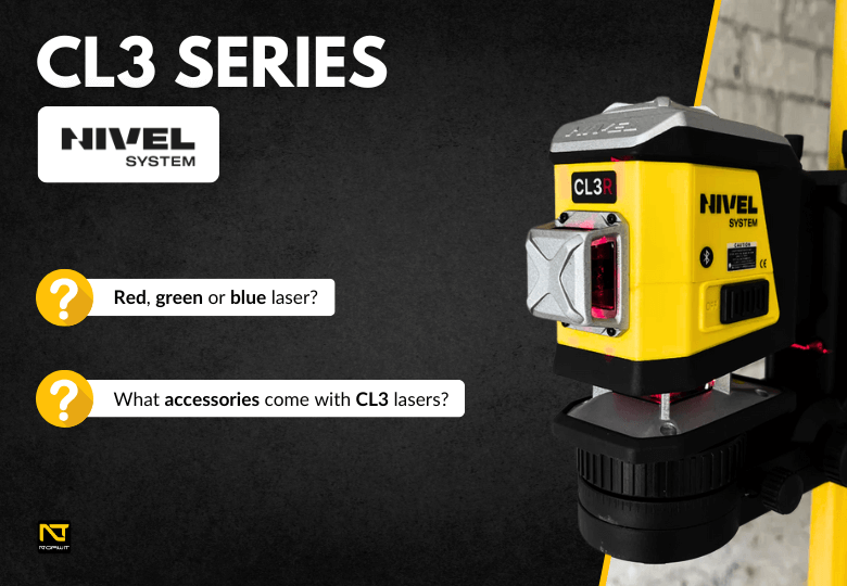 Nivel System CL3R, CL3G, CL3B – Precision and Innovation in Crossline Lasers!