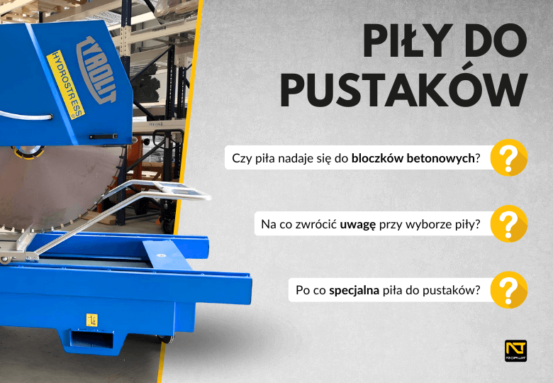 Jaką piłę do pustaków wybrać? Poradnik zakupowy i topowe modele z NORWIT.PL