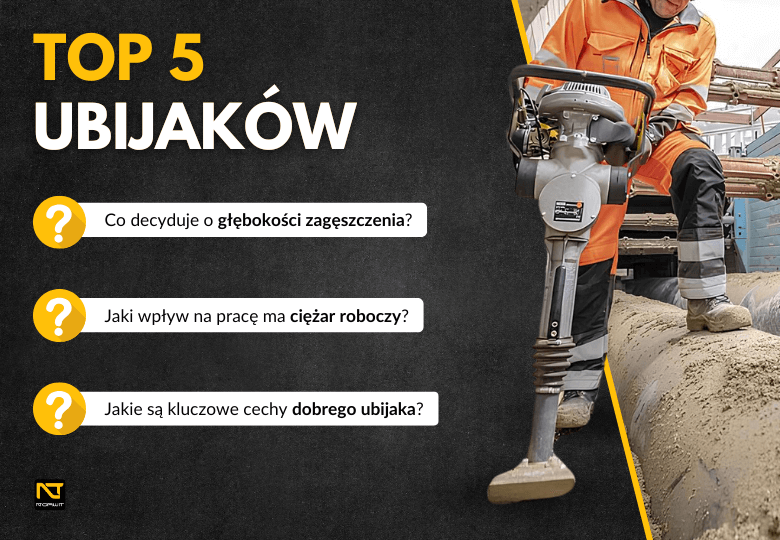 Najlepsze ubijaki skoczki 2024 – ranking TOP 5 do zagęszczania gruntu