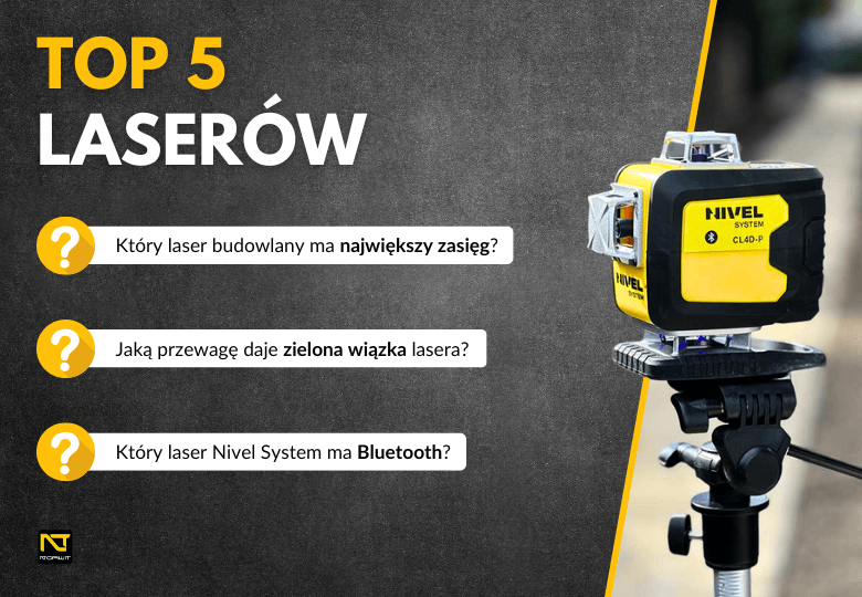Ranking 5 najlepszych laserów budowlanych NORWIT.PL 2023 – wybierz precyzyjne narzędzie!