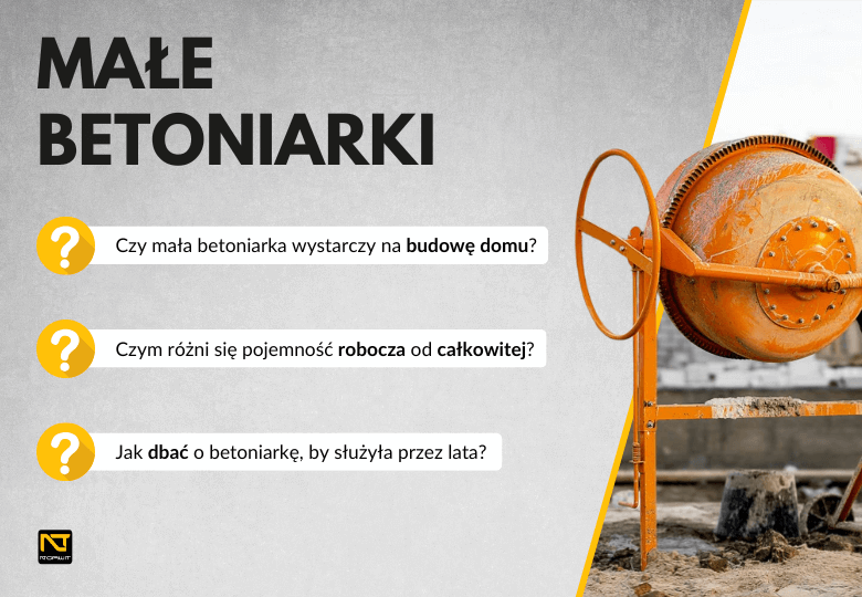 Mała betoniarka na budowie domu – jaką wybrać?