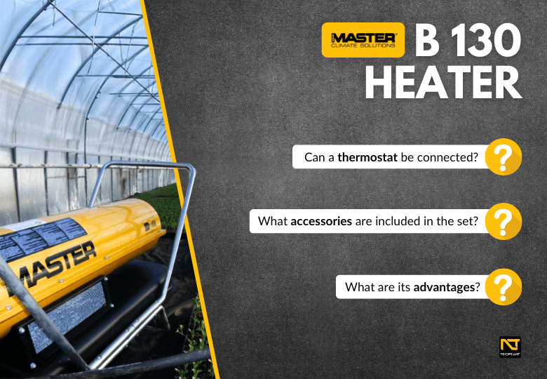 Master B 130 Oil-fired Heater – Performance and Reliability in Tough Conditions!