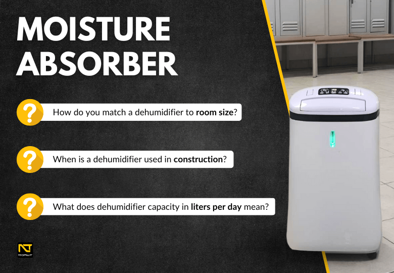 Moisture Absorber vs. Construction Dehumidifier – How Do They Work and Which One to Choose?