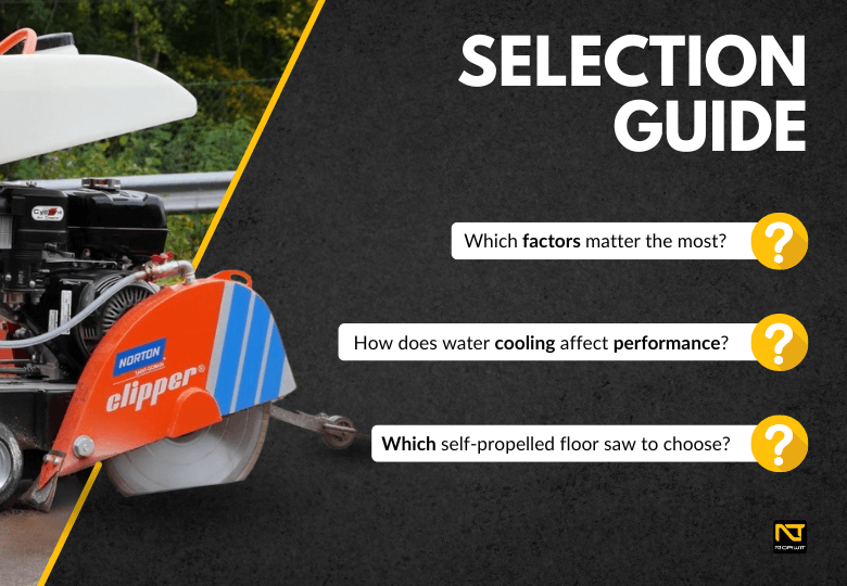 Self-Propelled Floor Saws – Efficient and precise cutting! A guide to choosing the best equipment!