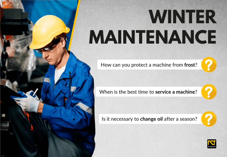 Construction Machine Winter Maintenance Check – What to Keep in Mind?